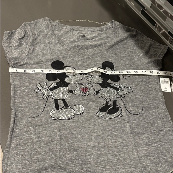 DISNEY BLING HEART T-SHIRT - Picture 8 of 9